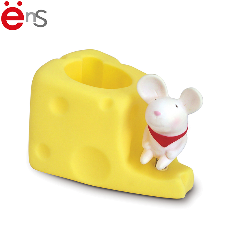 Amazon хорошая продажа Новинка ПВХ настольная мышь животное ручка держатель