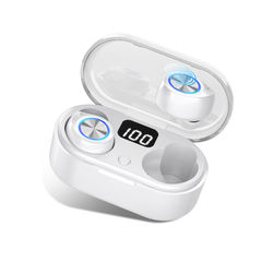 DCETOP Earphone In-Ear Earbuds Twins Double True Wireless Pair Earphone Headset TWS