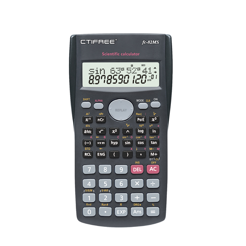 Функциональный учебный калькулятор для студентов с ЖК-дисплеем на 10 + 2 знака, 82 мс 240