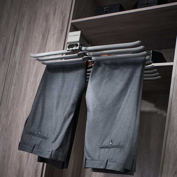 wardrobe accessories Top mounting pants rack two side