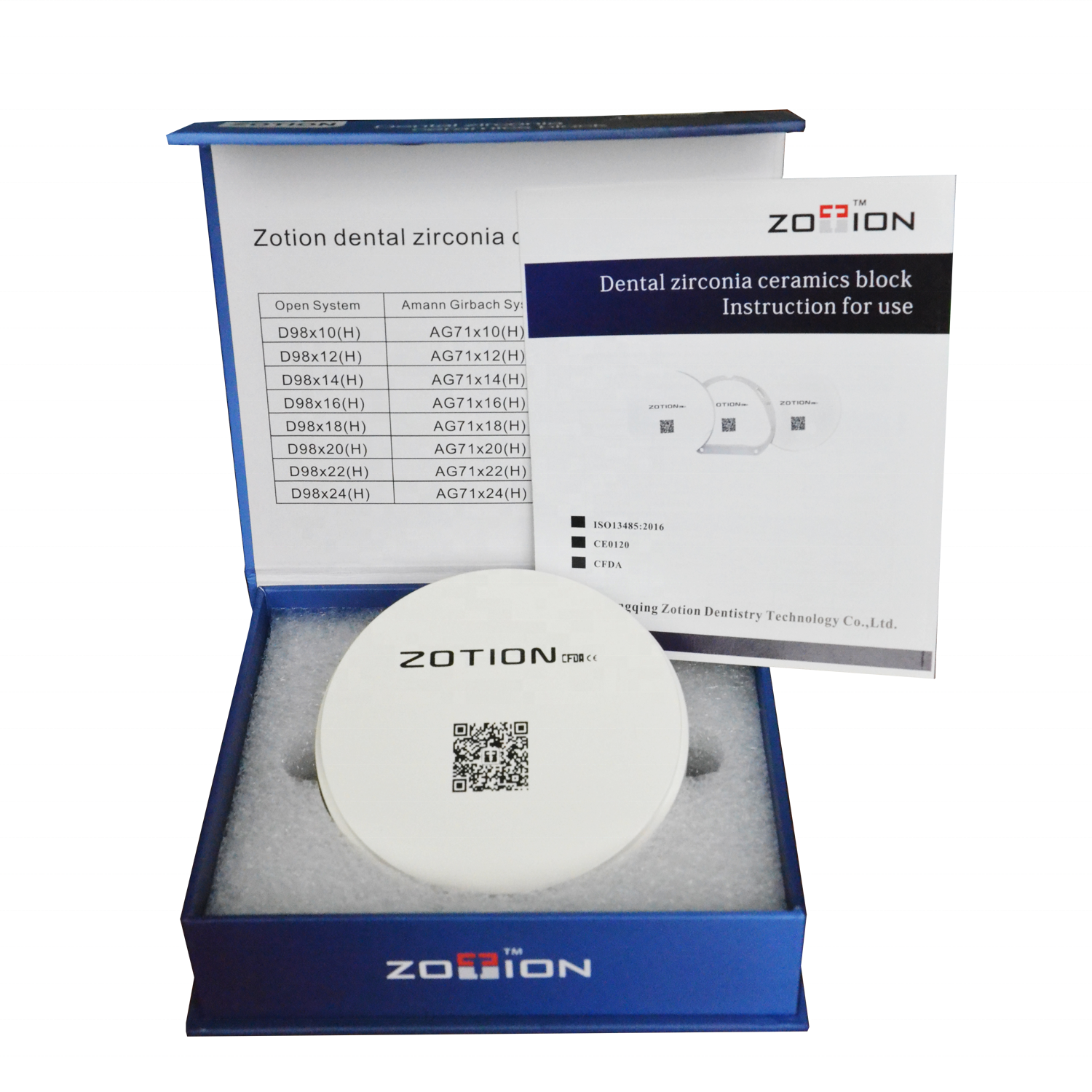 Multilayer Preshaded Dental Zirconia Material Zirconium multilayer Blocks For Dental Lab