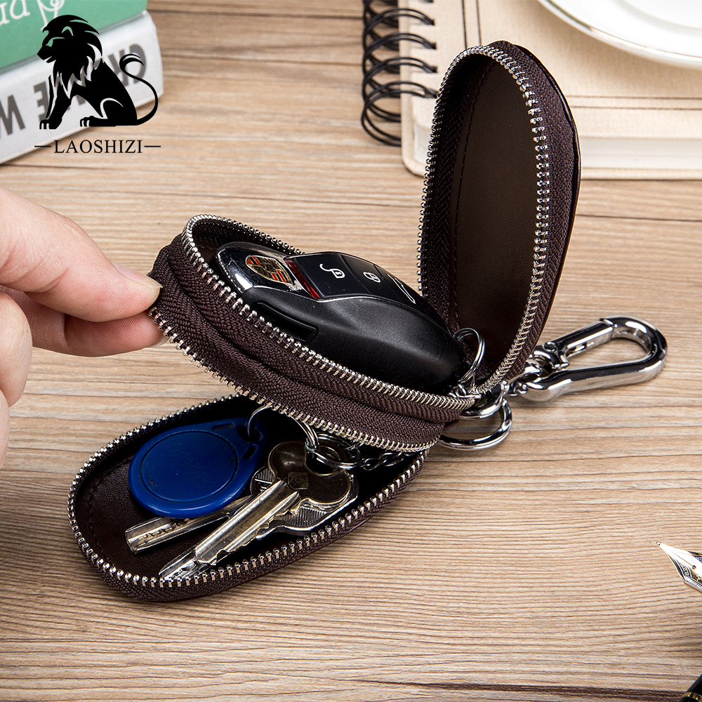 Кожаная сумка для ключей, сумка для хранения ключей, кожаная сумка для ключей OEM