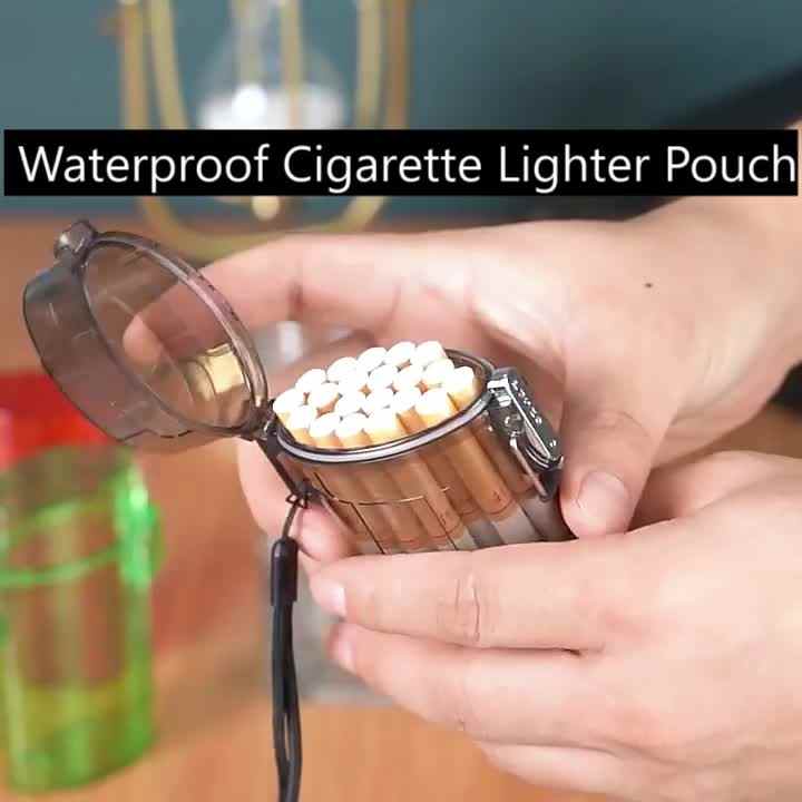 Fashionable Waterproof Type sealed Plastic Cigarette Lighter Empty Small  case Cover Holder Type J6 and Others