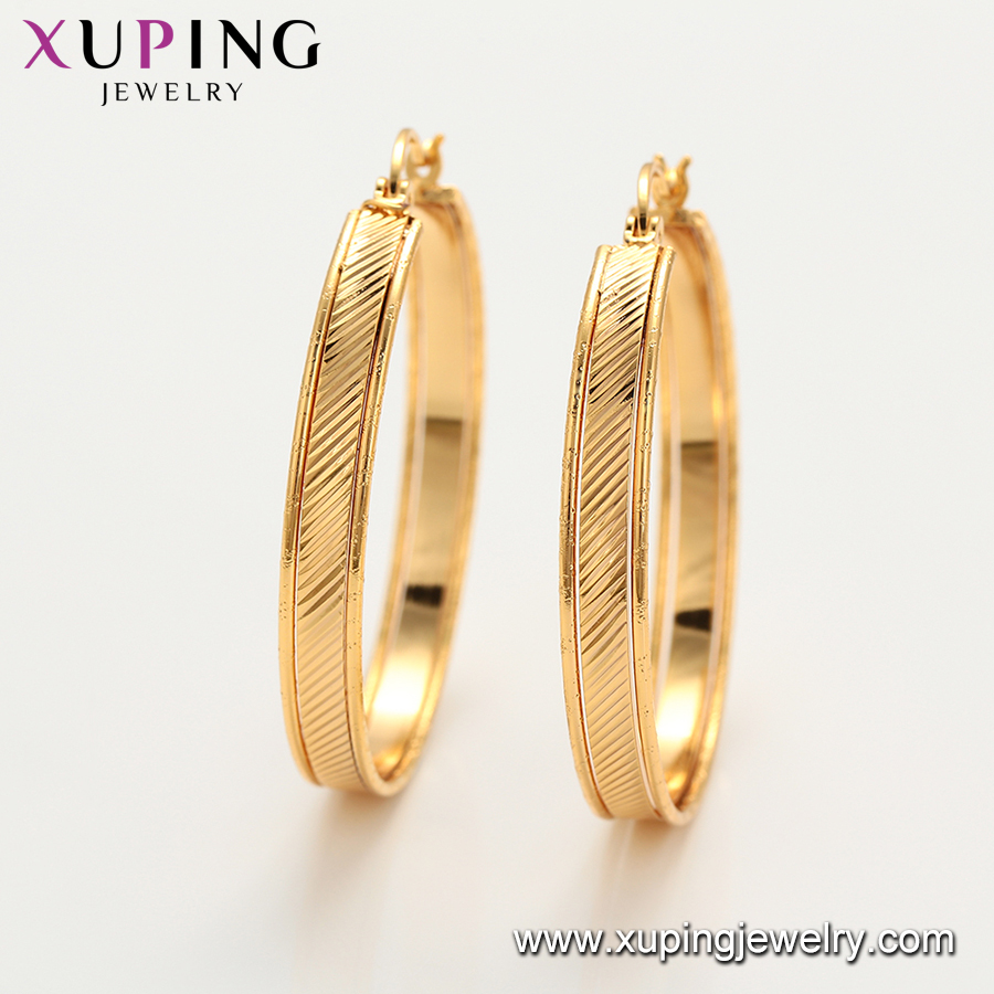Elegant 24K Gold Plated Earrings - Perfect for Any Occasion