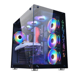 RobinII Chassis desktop computer chassis full-side transparent tempered glass water-cooled e-sports games Apollo