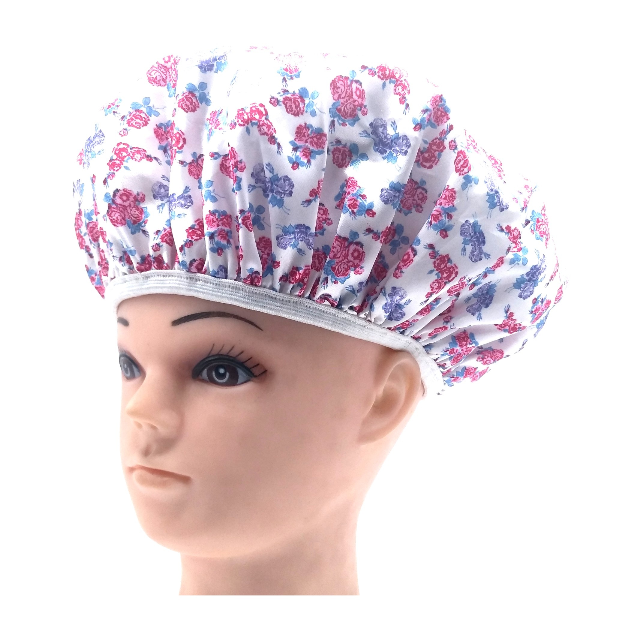 Amazons Online атласный материал, переработанная Водонепроницаемая тканевая шапочка для душа, длинные волосы в ванной комнате