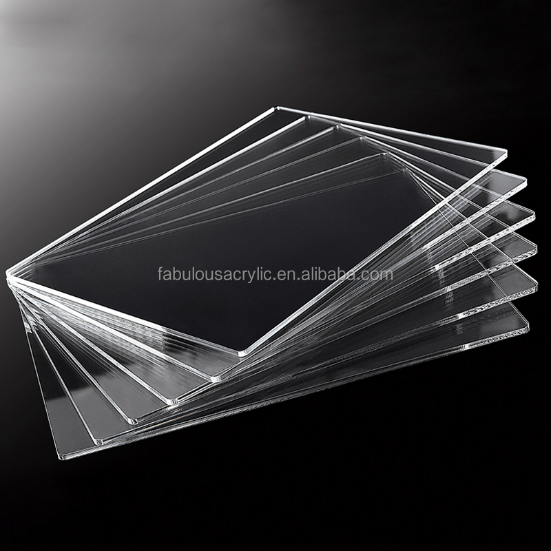 Индивидуальный размер, прозрачный экструдированный акриловый лист плексигласа, ювелирные изделия на акриле