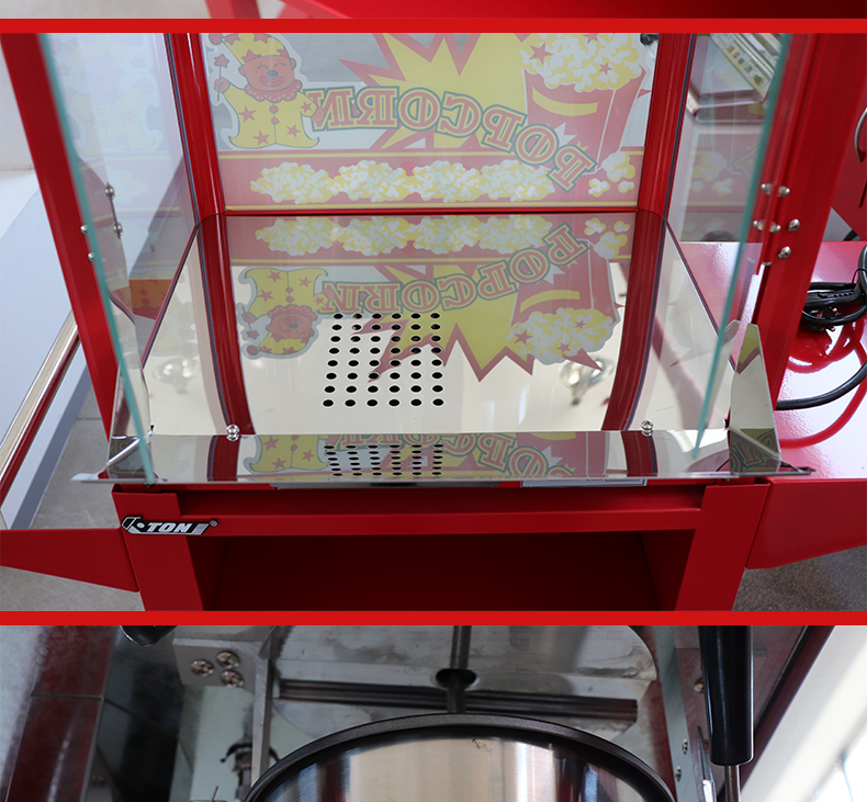 Small  Food Popcorn Machine With Cart And Table Top Trade
