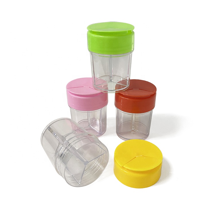 Горячая продажа маленький размер пустая пластиковая бутылка три сетки конфеты Контейнер Диспенсер