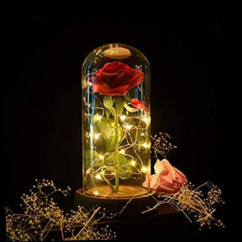 Высококачественный стеклянный колокол со светодиодными лампами по оптовой цене