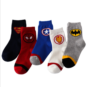 New arrivals autumn wholesale cartoon bulk cotton boys kids socks
