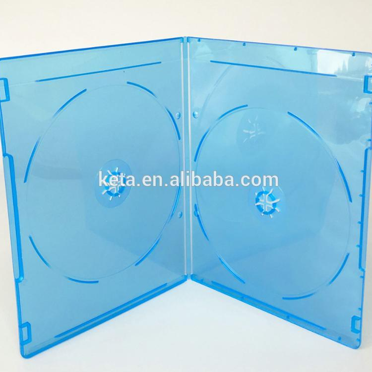 5 мм супер тонкий двойной чехол для DVD Bluray Для 2 дисков, упаковка для dvd