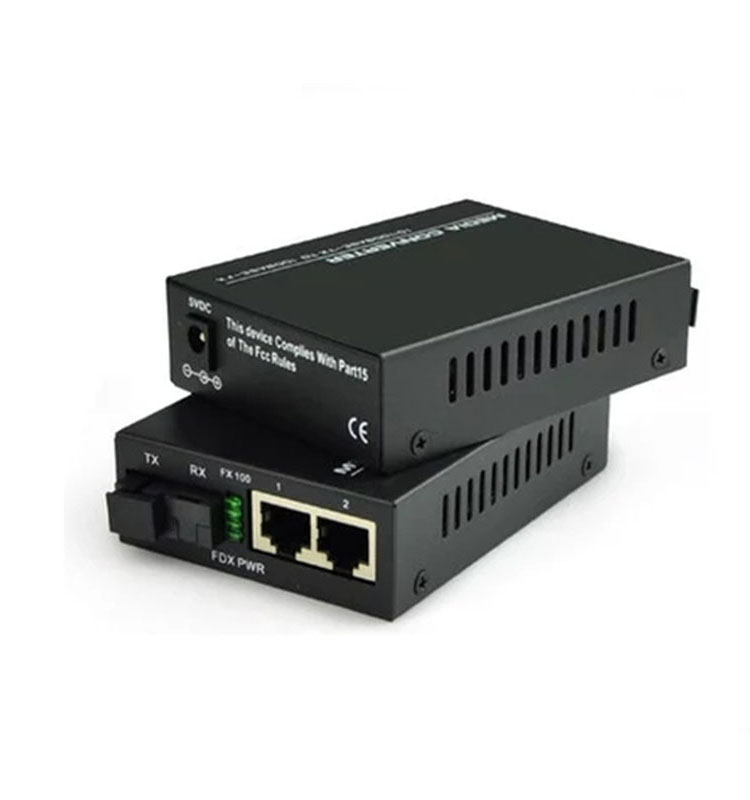 光纤介质转换器 rj45 sc 连接器通信
