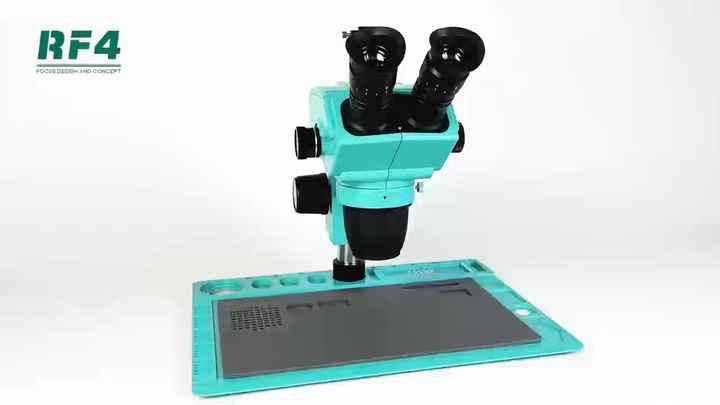 RF4 RF-6565PROD2 sürekli Zoom trinoküler mikroskop geniş açılı