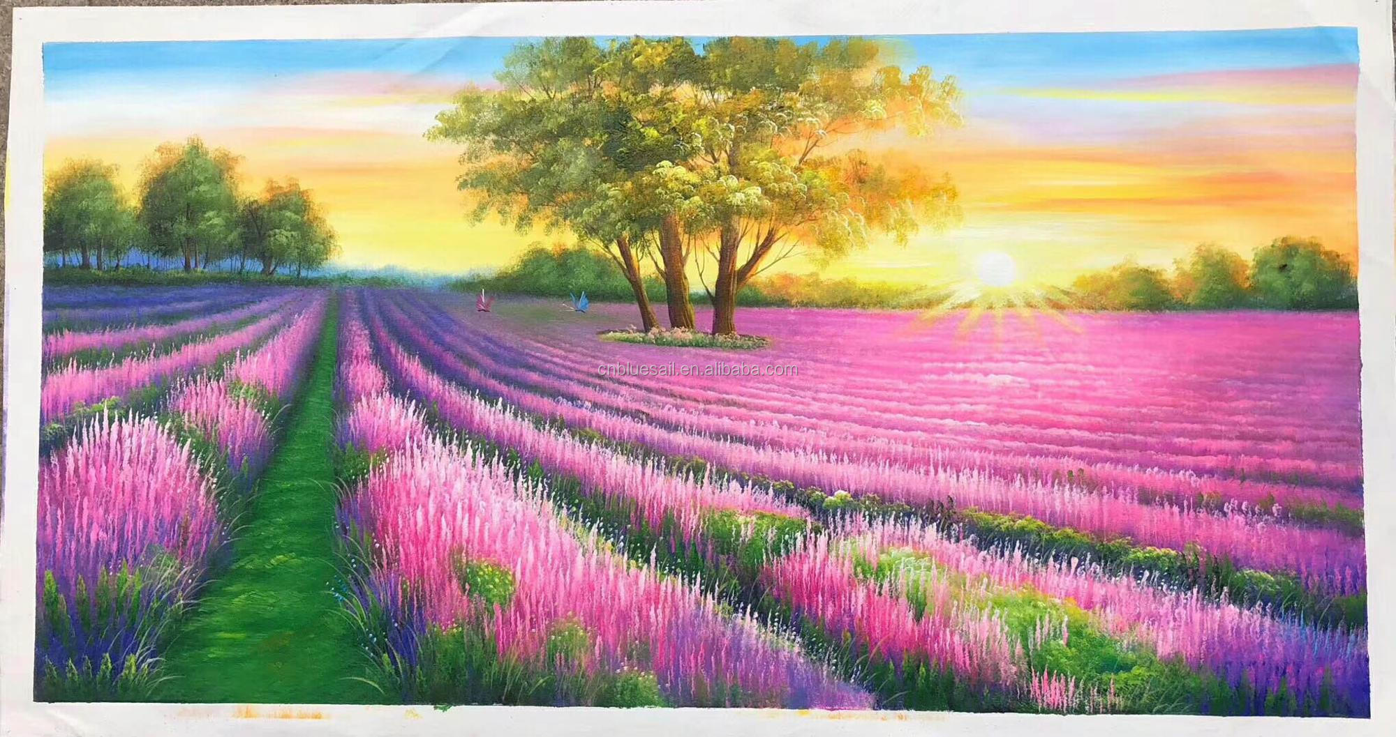 60x 120厘米油画,hnad 制作的相框,适用于家庭或办公室的大型墙壁艺术