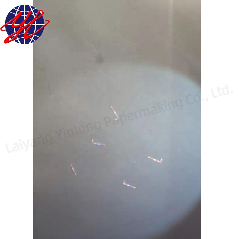 Security Paper With Uv Fibers And Customized Watermark In China