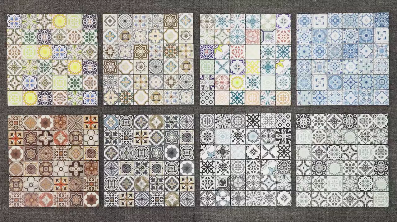 Marble Mosaics Stone Mosaic Inkjet Printing Glass Stone Mosaic