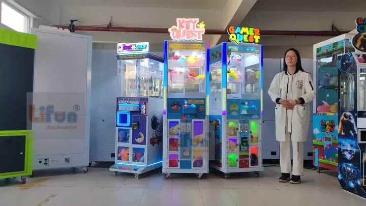LIFUN Rainny Gamer Quest Crane Claw Machine - Fun & Prizes