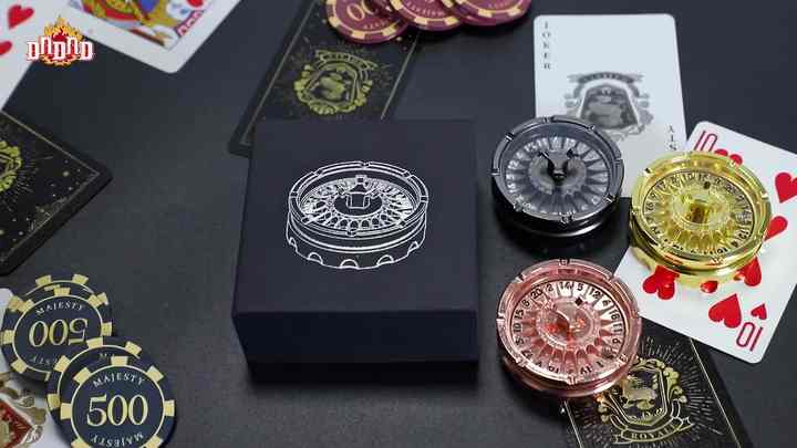 thumbnail image 2 of Clockwork Metal DND Spinner Dice - 7-in-1 Roulette Style Game Dice 2 of 9