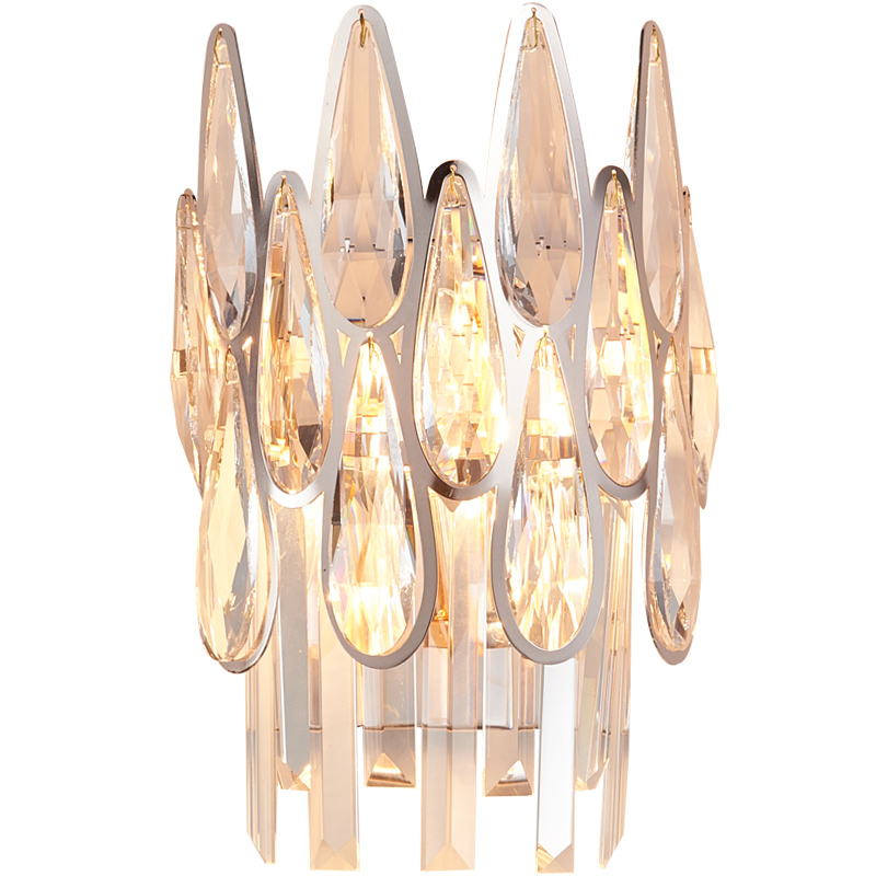 Hot New Product Modern Crystal Wall Light Hotel Wall Lamp For Bedroom