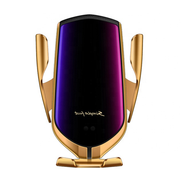 R2 10 Вт Qi умный автоматический датчик держатель мобильного телефона беспроводное автомобильное зарядное устройство