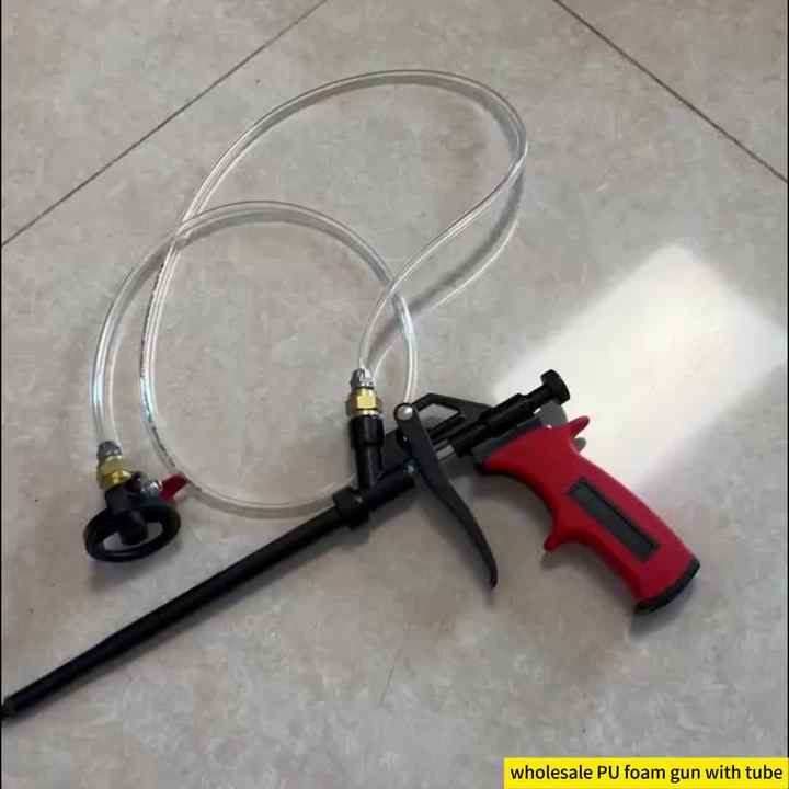 Pu Injection Gun Portable professional PU foam gun with plastic hose expanding spray PU ...
