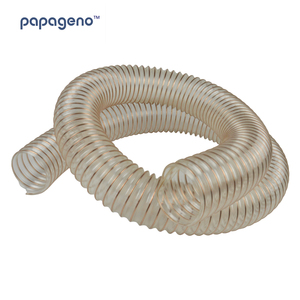 extractor de humo para carpinter/ía Manguera flexible transparente para extractor de polvo 125 mm ID x 1 m de largo