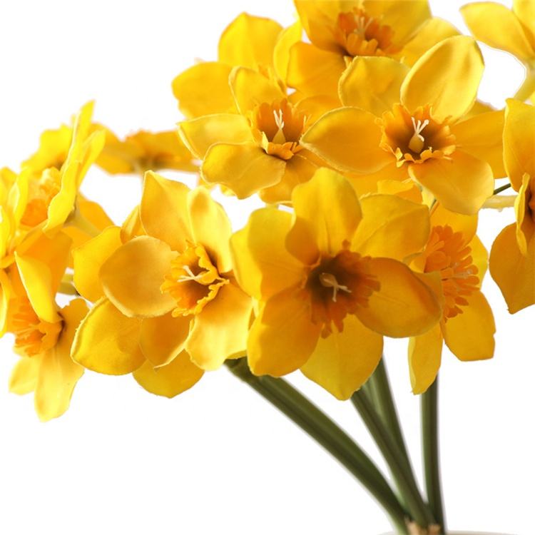 Factory Direct Craft Yellow Artificial Daffodil Bush