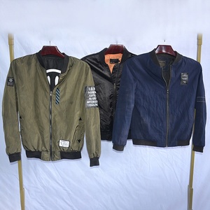 Long sleeve usa second hand clothing in bales clothes men jacket winter used clothes