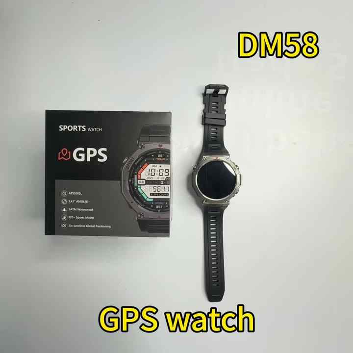 Smartwatch Uomo Donna Con GPS, 1.508 AMOLED Orologio Smartwatch Con