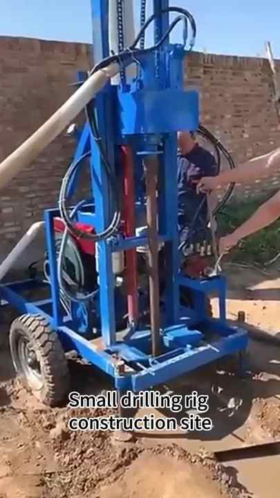 150m Automatic Hydraulic Mini Borewell Drilling Machine Price Homemade ...