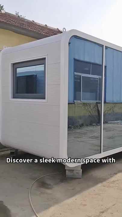 20ft Smart House Space Capsule - Expandable Steel Apple House