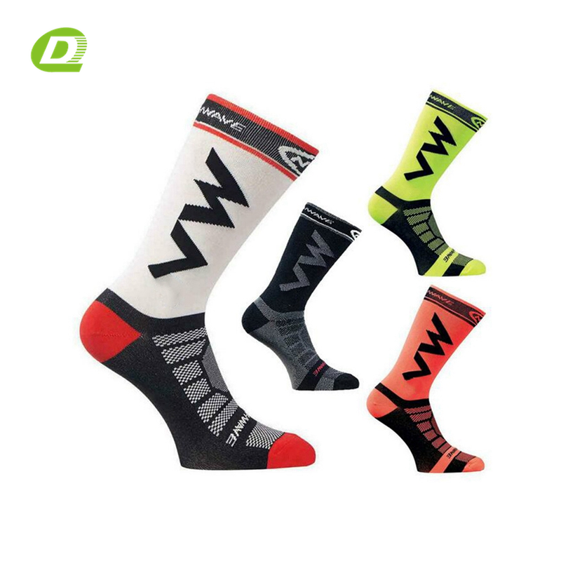 Chaussettes De V/élo,Chaussettes De Cyclisme Professionnelles Chaussettes De V/élo De Route Respirantes Sports De Plein Air V/élo De Course Chaussettes De Compression Chaussettes De Cyclisme Thermique