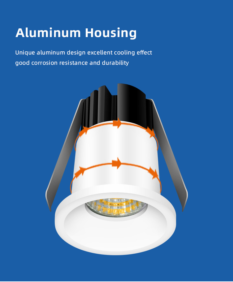 Surface Mounted COB Led Ceiling Spotlights Dance Led Spotlight Frame Crystal Ceiling Mini Led Spotlight