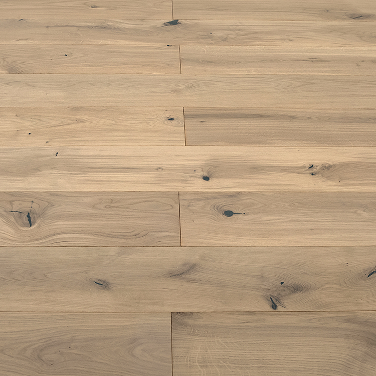 White oak silk white color export engineered  flooring