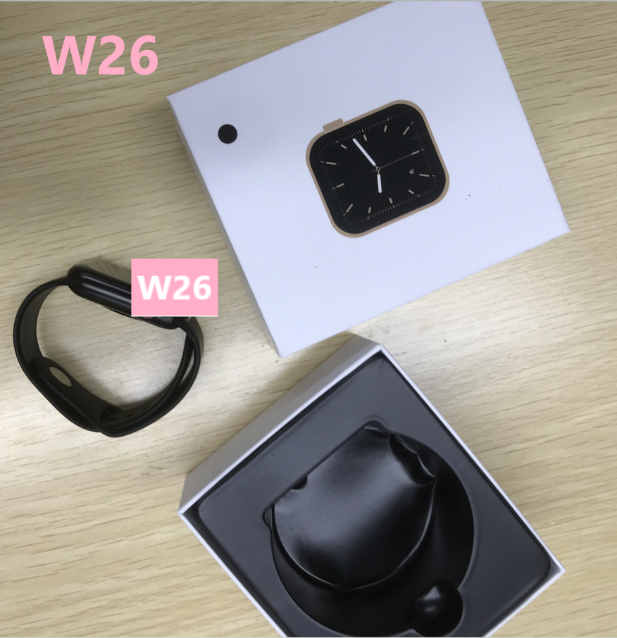 Серия 6 Ip68 IWO 1,75 дюймов полный ips-экран W26 Смарт-часы Reloj 44 мм Браслет Смарт-часы W26