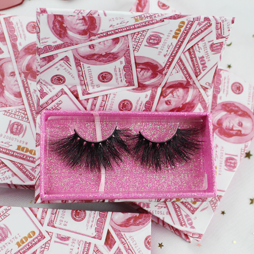 Лидер продаж 2020, коробка для норковых ресниц, упаковка для ресниц, норковые ресницы, поставщик 25 мм, норковые накладные ресницы