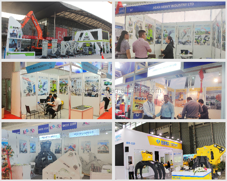 কোমাটাসু এক্সোয়াটার PC200 PC210 জন্য ধ্বংসাবশেষ সরঞ্জাম হাইড্রোলিক কংক্রিট পেষণকারী 19