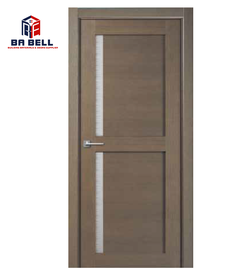 Moderne Simple Porte Porte En Bois avec Verre Décoratif Design balançoire Entrée Bureau Porte Portes Intérieures