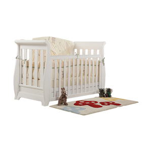 white sleigh nursery furniture set