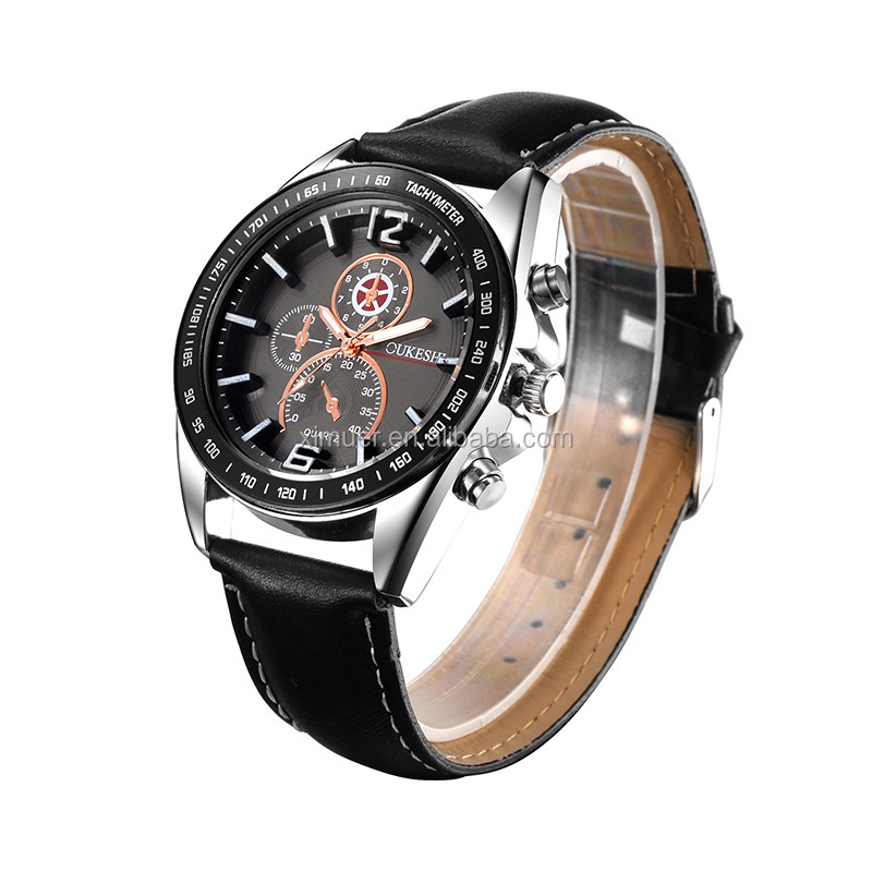 新款运动手表厂家皮表手表男士 - buy watch men,leather watch,sport