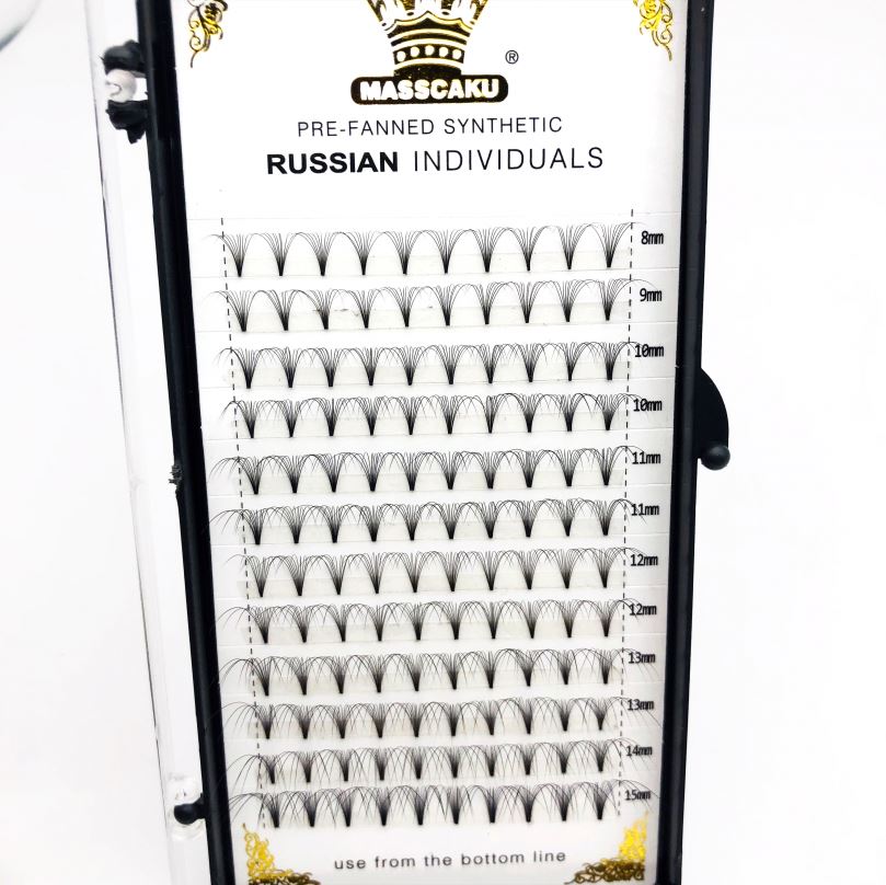 Сделайте свой собственный аппликатор в коробке, сибирские готовые объемные вееры, пинцет для наращивания, кисть, норковые ресницы