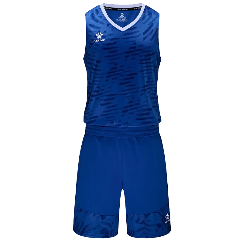 Индивидуальная мужская баскетбольная форма KELME для взрослых, Клубные командные Джерси, дышащие наборы, тренировочные баскетбольные Джерси для игр