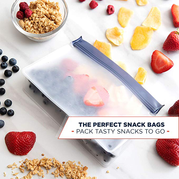Christmas Reusable PEVA Ziplock Cooler Bags Set for Food or Cosmetic