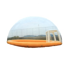 Transparent inflatable Bubble Crystal Palace tent air dome bubble roof top trade show tent