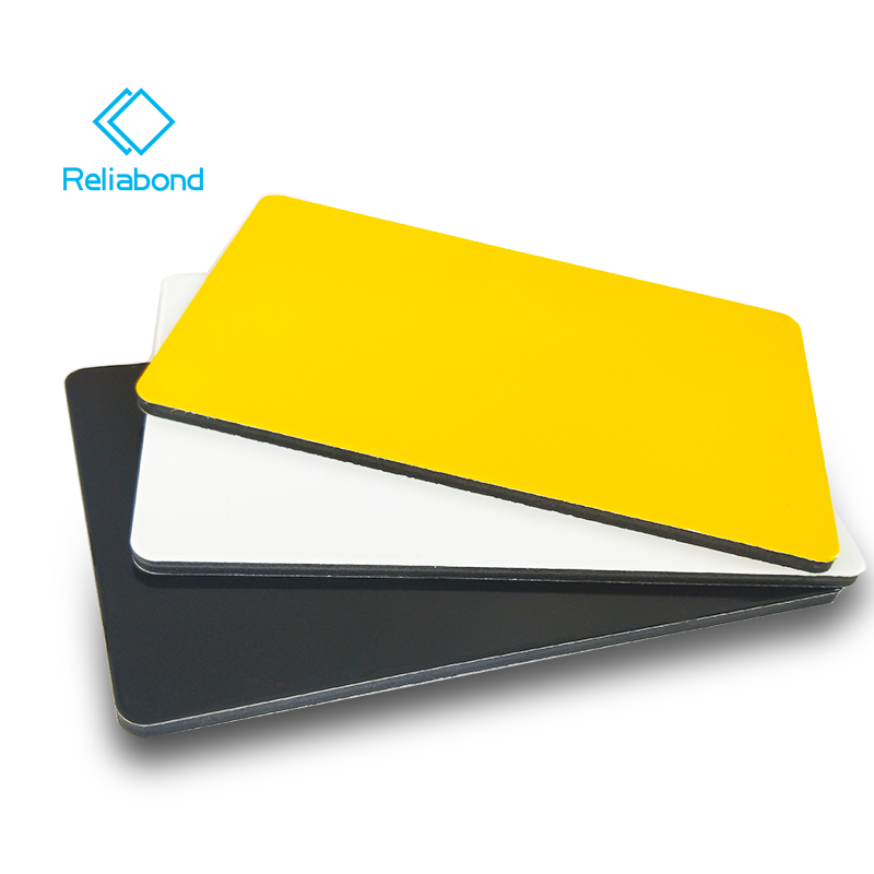 Acp Alucobond painel de fachada 2mm 4x8 pés preço painel composto de alumínio para revestimento Exterior