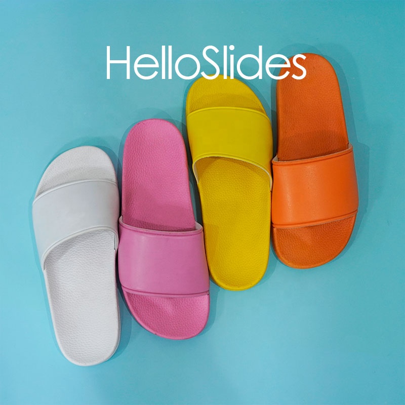 Helloslides на заказ Нескользящие мужские шлепанцы для мужчин унисекс пустые подгоняемые шлепанцы сандалии с логотипом на заказ мужские шлепанцы