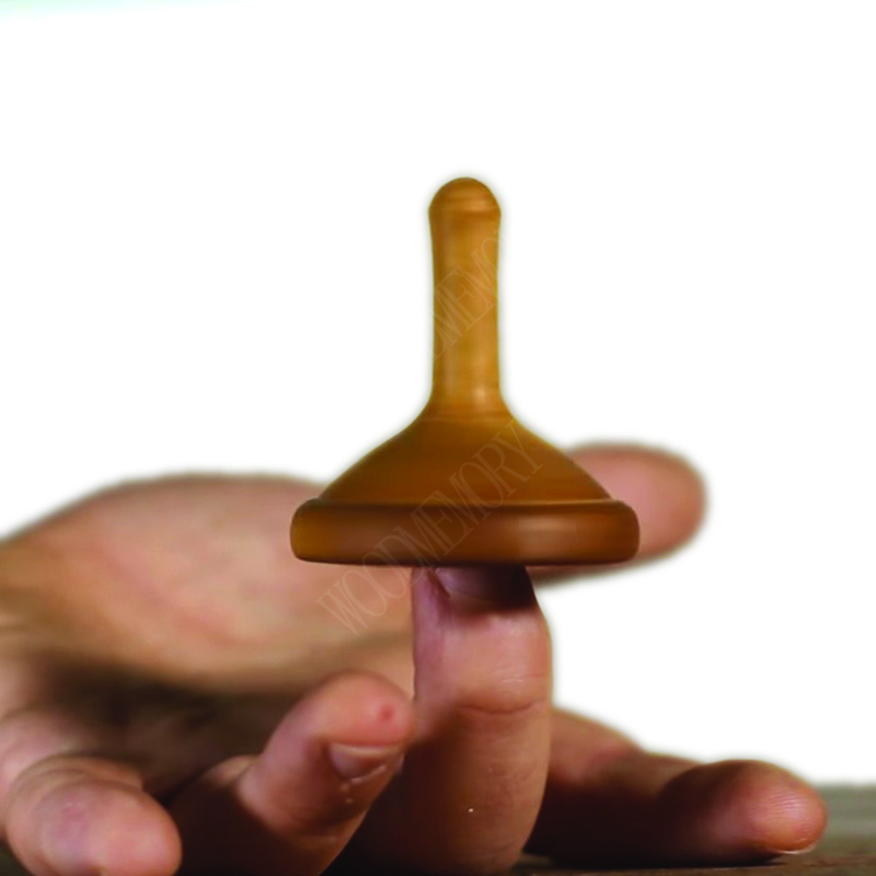 Новый стиль ретро кончик пальца деревянный прядильный механизм