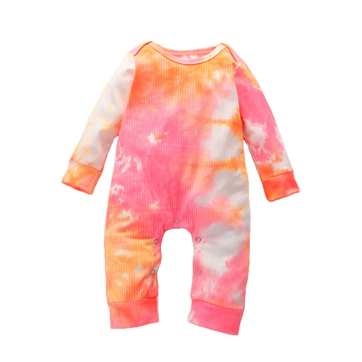 Оптовая продажа, новинка, весенне-осенняя одежда для ползания с длинным рукавом для маленьких девочек, комбинезон с чернилами