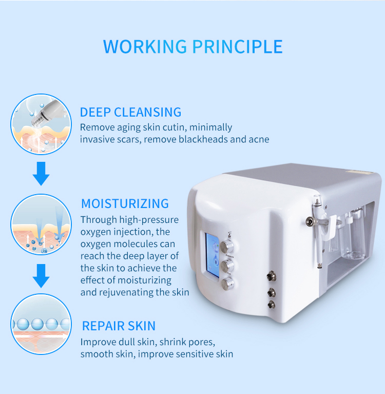 Diamond Microdermabrasion Machine Small bubbles skin Deep Clean Blackhead Remover Vacuum Beauty Device SPA9.0